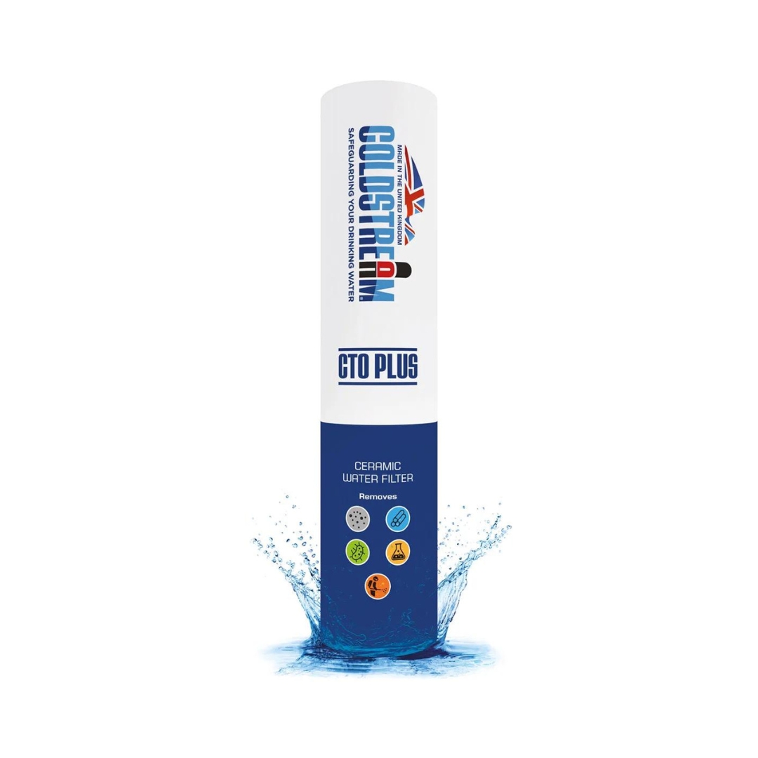 filtre à eau sur évier coldstream cartouche cto plus