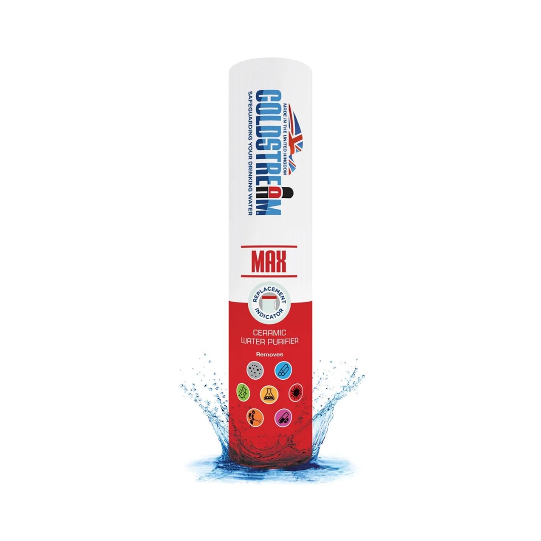 filtre à eau sur évier coldstream cartouche max