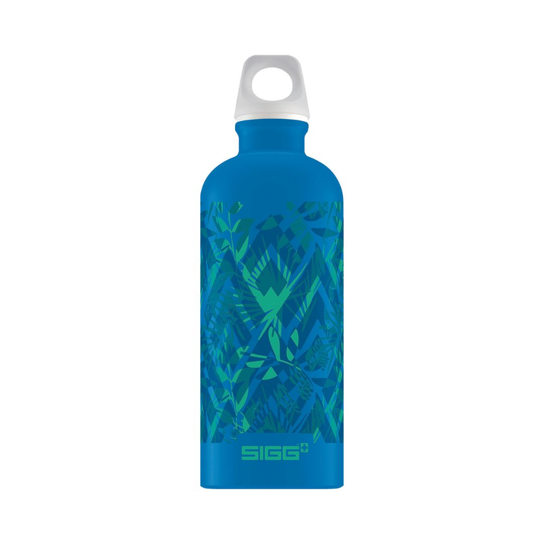 bouteille sigg florid design bleu image produit detoure fond blanc